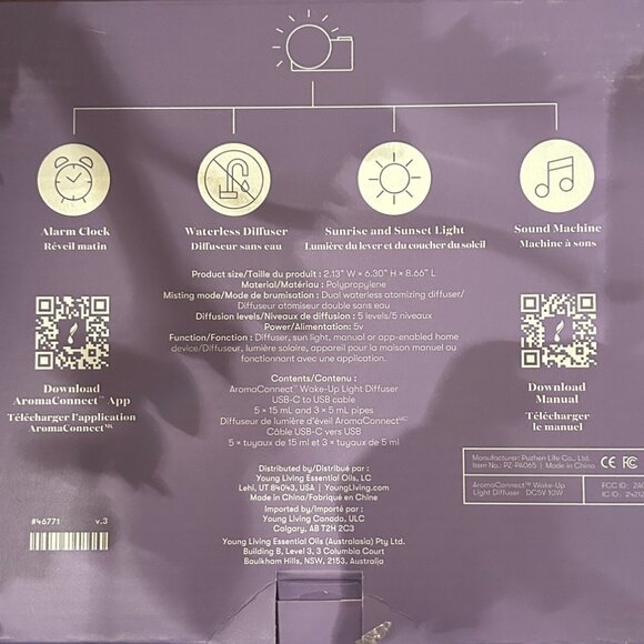 AromaConnect Wake-Up Light Diffuser - Picture 5 of 5